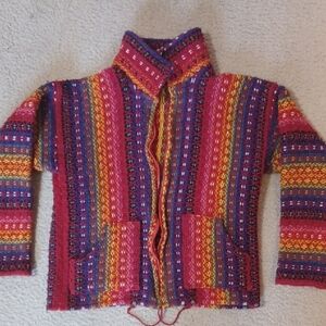 Handmade Colorful Jacket With Pockets